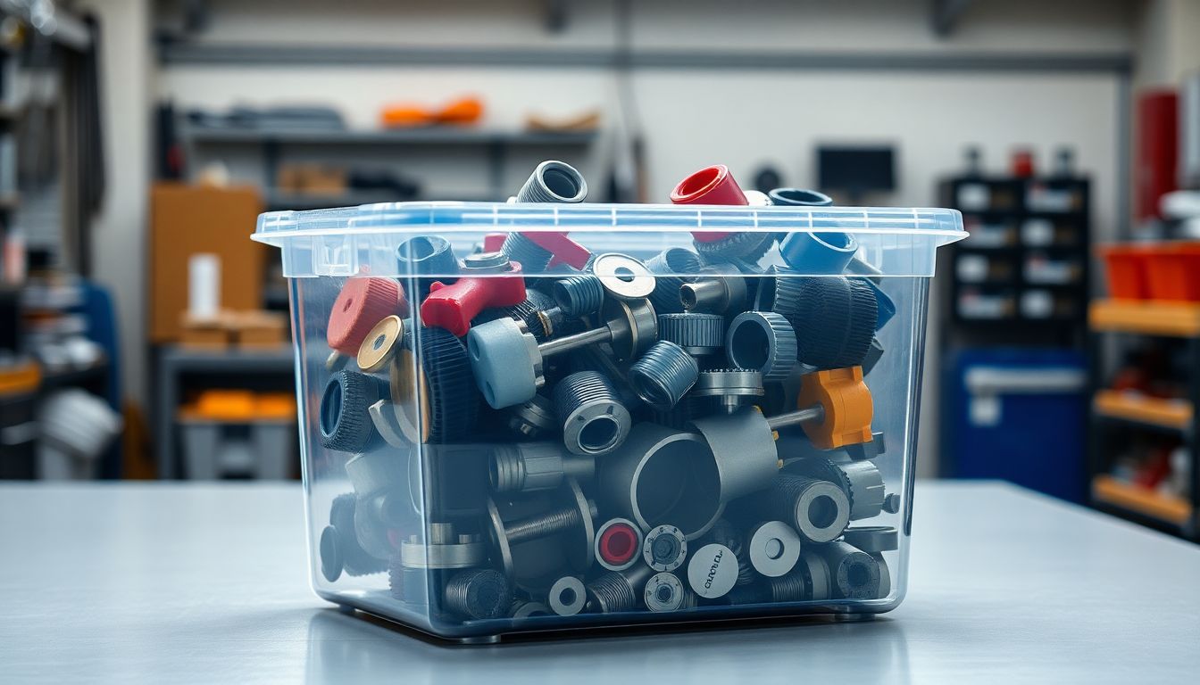 Contenedor de Plastico Transparente