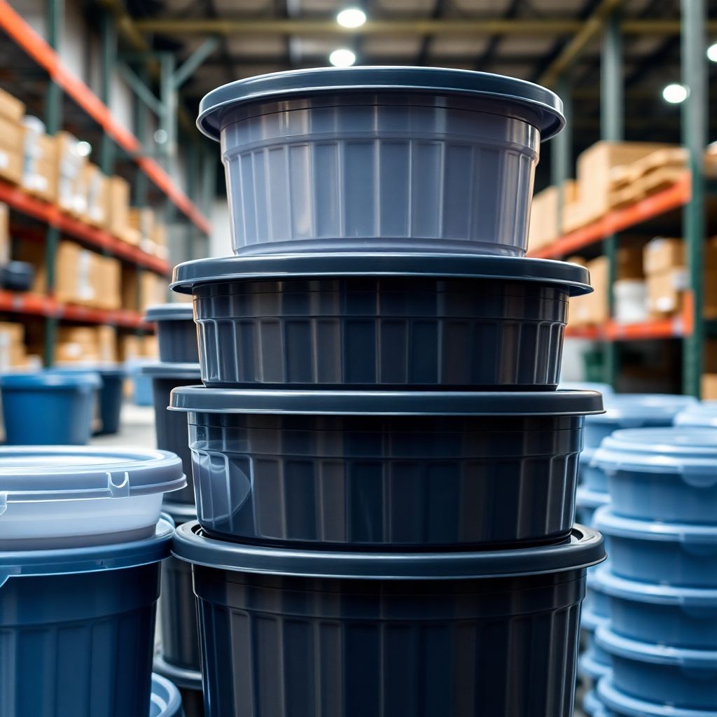 Contenedores de Plastico con Tapa
