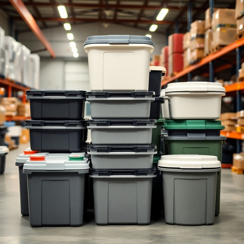 Contenedores de Plastico con Tapa