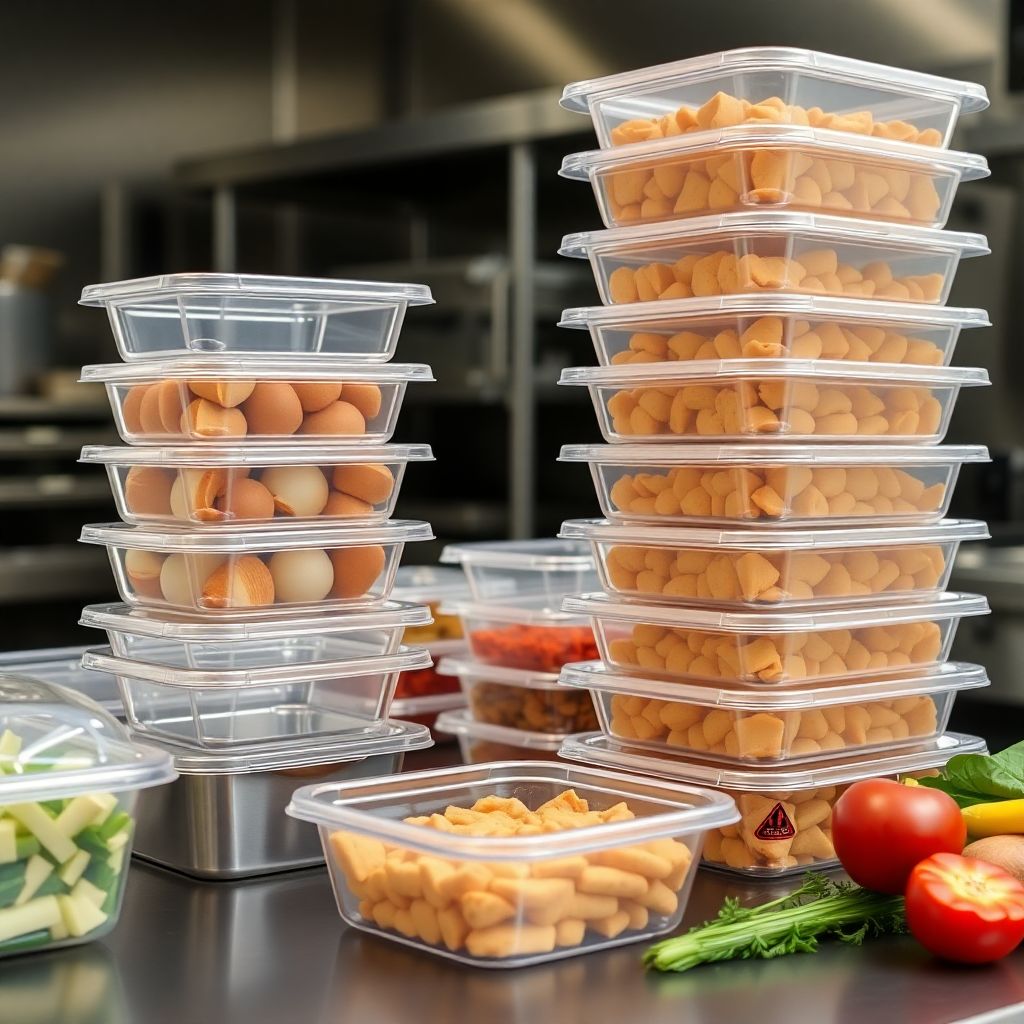 Contenedores de Plastico para Comida