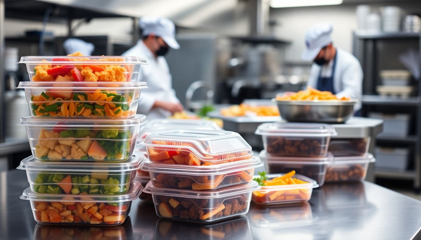 Contenedores de Plastico para Comida